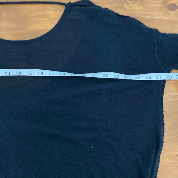 We The Free Black Sheer Open/Twist Back Top - Picture 9 of 10